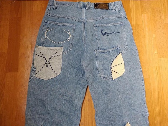 KARL KANI Jeans Light Blue Vintage Baggy Kani Jeans Loose Pants