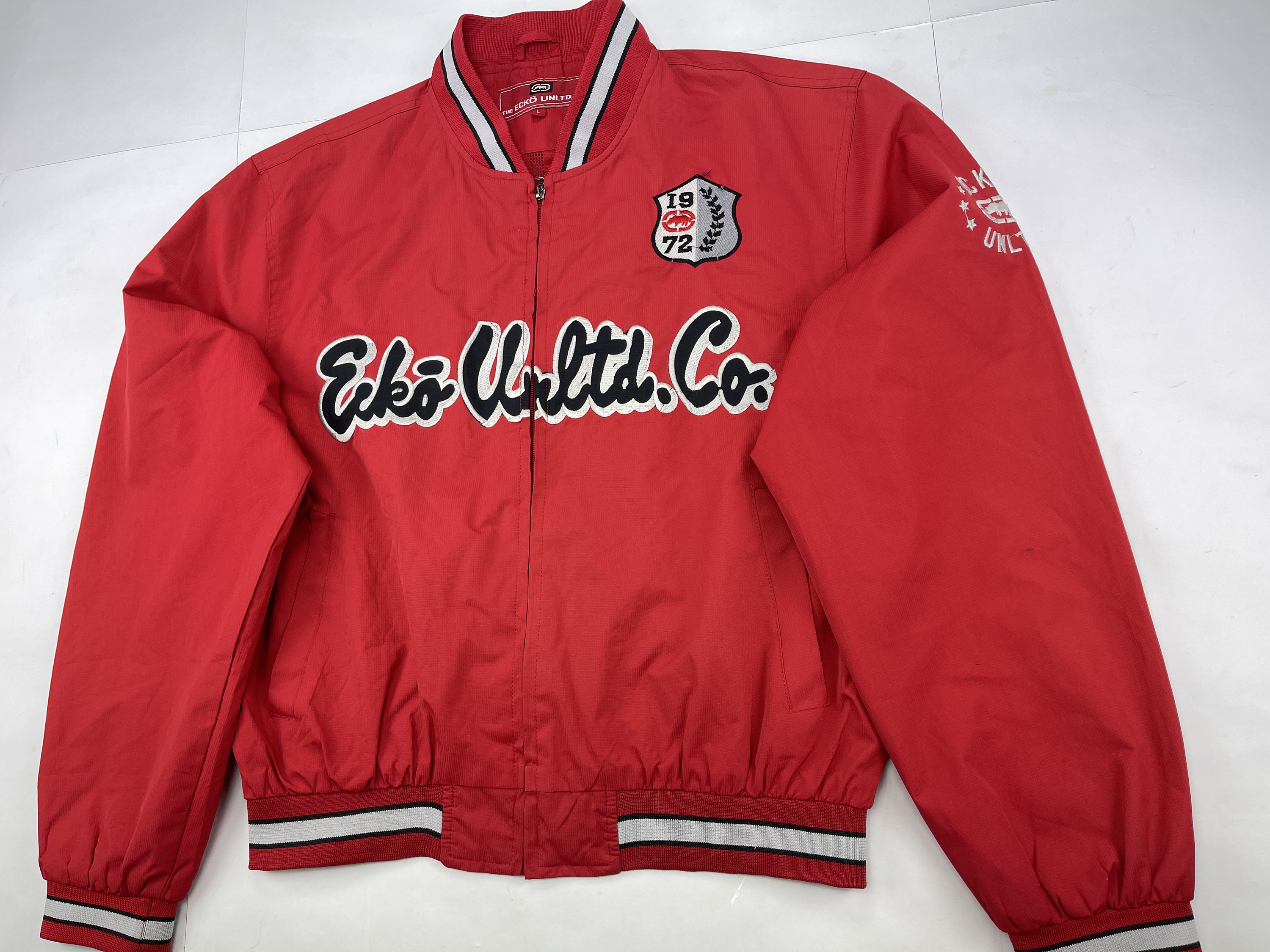 ECKO UNLTD Jacket Red Vintage Ecko Jacket 90s Hip Hop Etsy UK