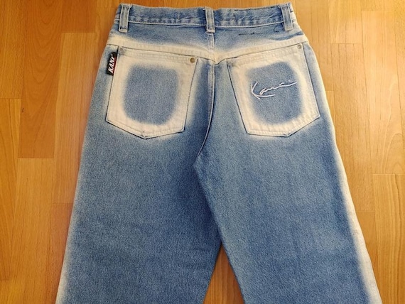 KARL KANI jeans, vintage baggy Kani jeans loose bl