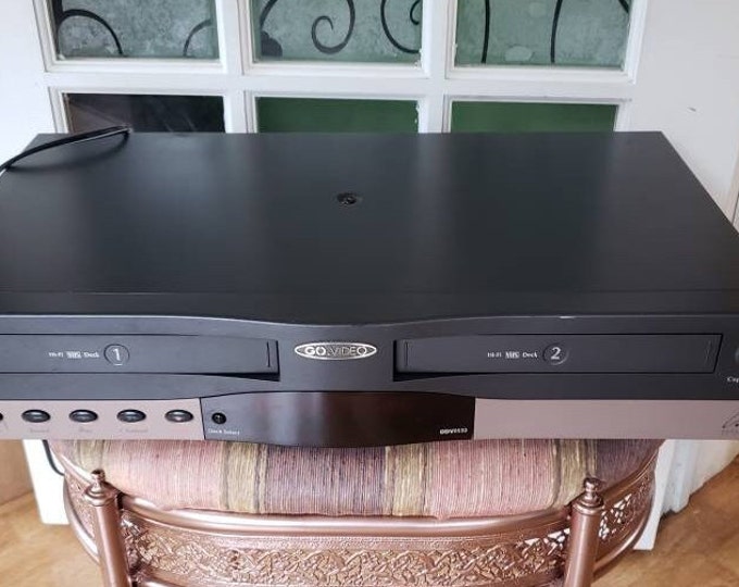 VHS Vcr Player Recorder 2 Hifi 4 Head Tape Decks Model Ddv9550, Dual Tape Decks Etsy