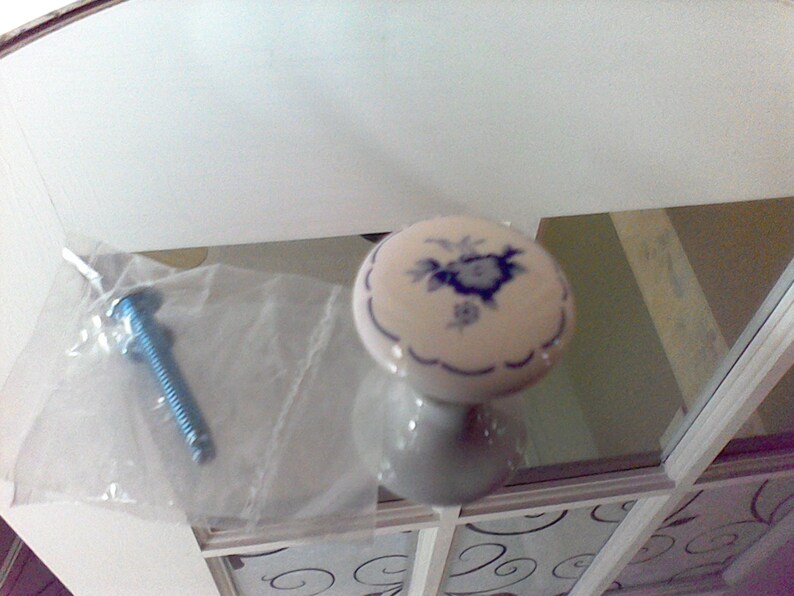 10 Ceramic Knobs Glass Knobs Drawer Pulls Dresser Knobs Etsy