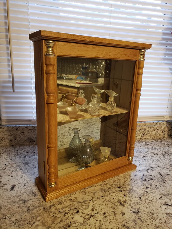 Curio Cabinet Wall Curio Cabinet Display Cabinet Display Case Etsy