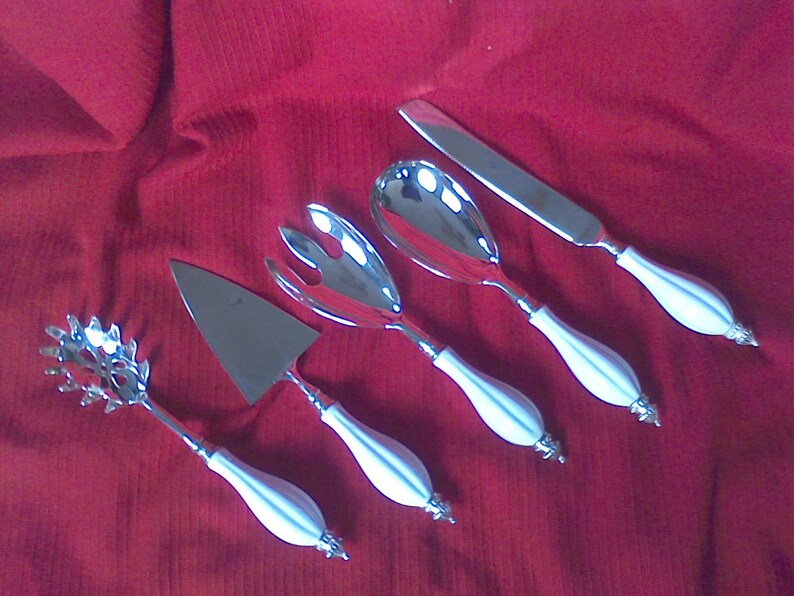 Hostess Set Silver Plated Godinger Cake Serverknife Etsy