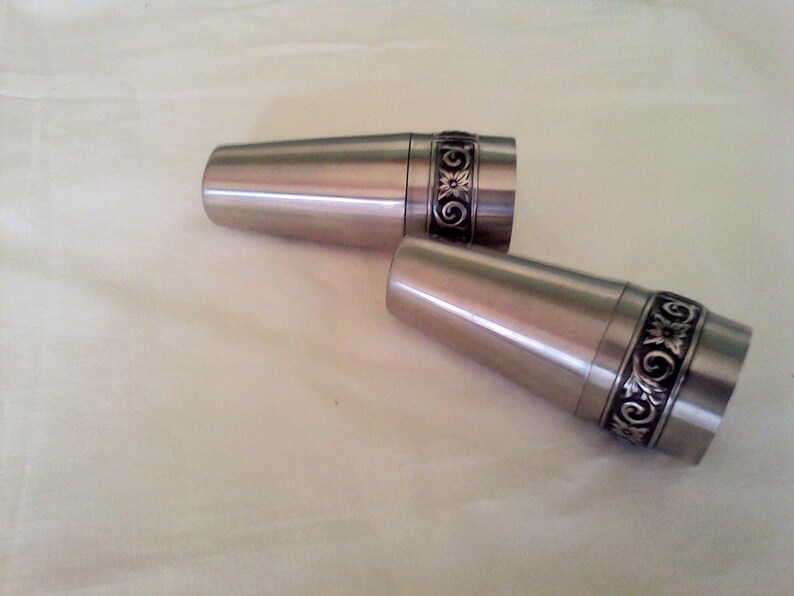 Salt and Pepper Shaker International Decorator Stainless 18-8 made in Japan