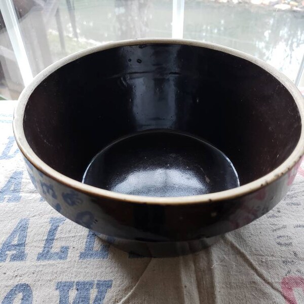 Vintage Crock Bowl Etsy