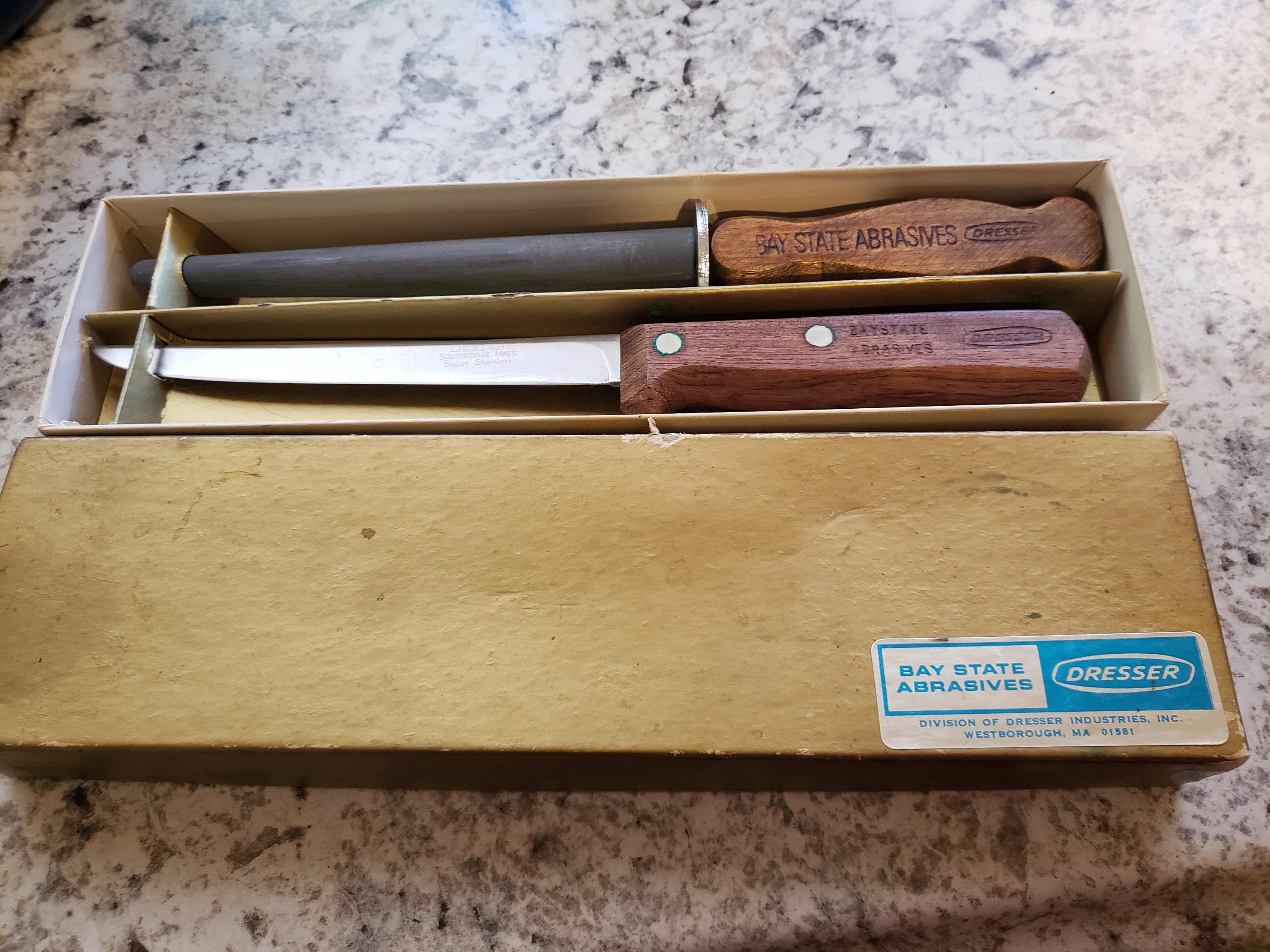 Dexter Knife and Sharpener Super Stainless Southbridge Mass. From Bay State  Abrasives Dresser 