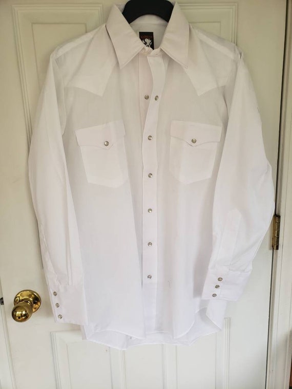 Western Shirt Men's Size 15.5 32 Long 