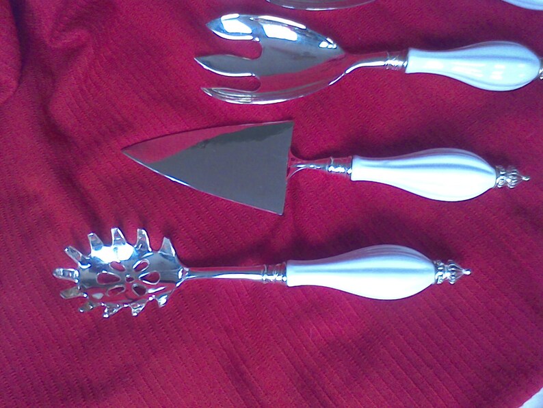 Hostess Set Silver Plated Godinger Cake Serverknife Etsy