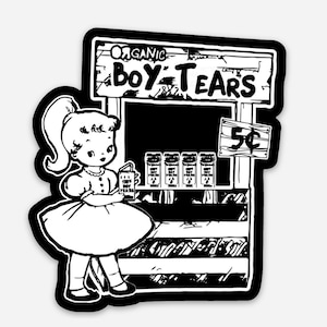 Boy Tears - Feminist -  Vinyl  Sticker