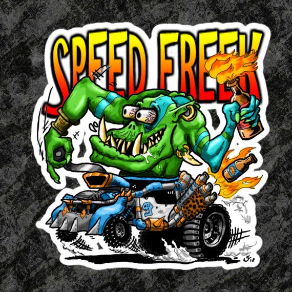Speed Freak Stickers - Etsy