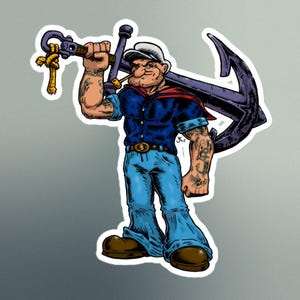 Popeye stickers - Etsy 日本