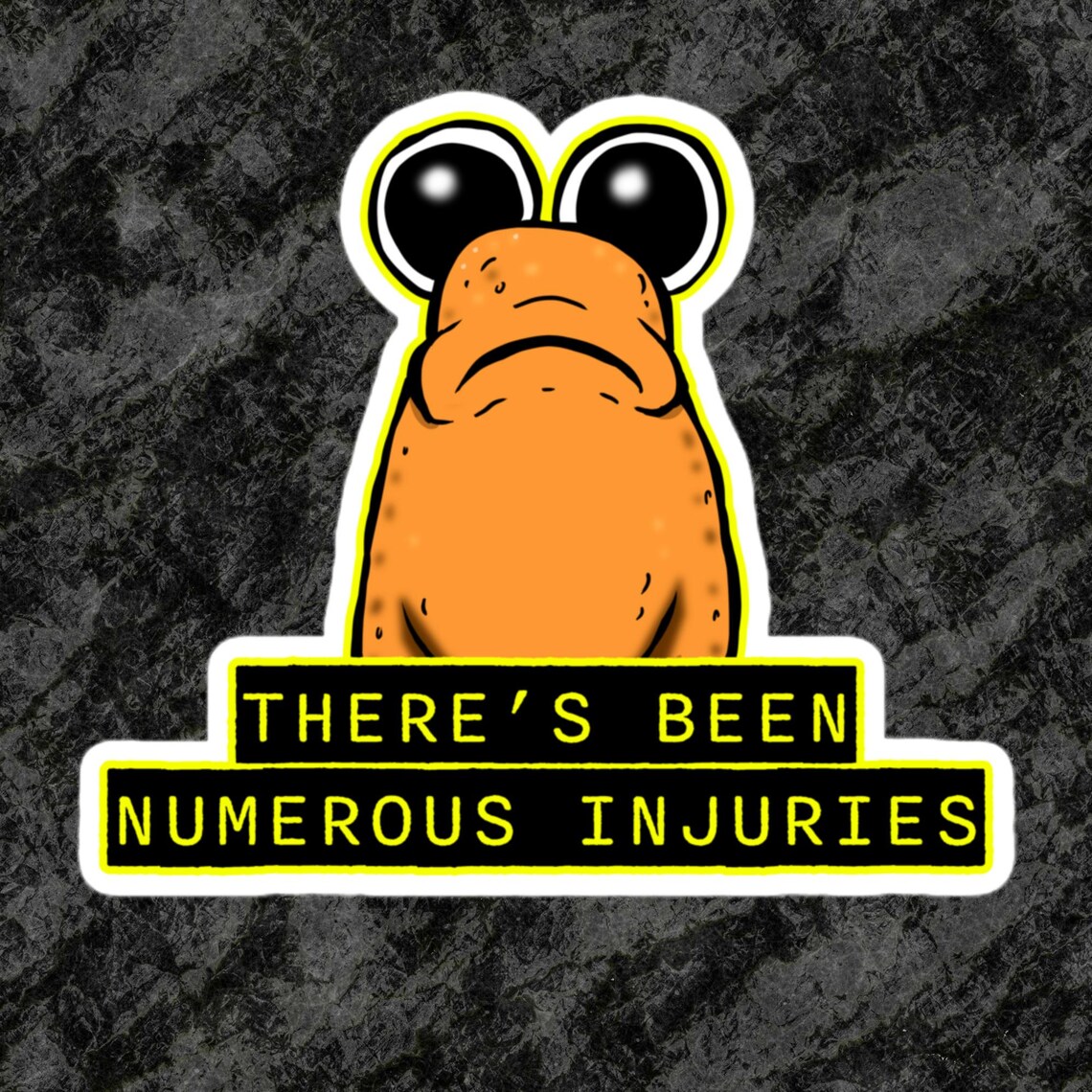 Marcus the Worm Injuries Bubble-free Sticker - Etsy