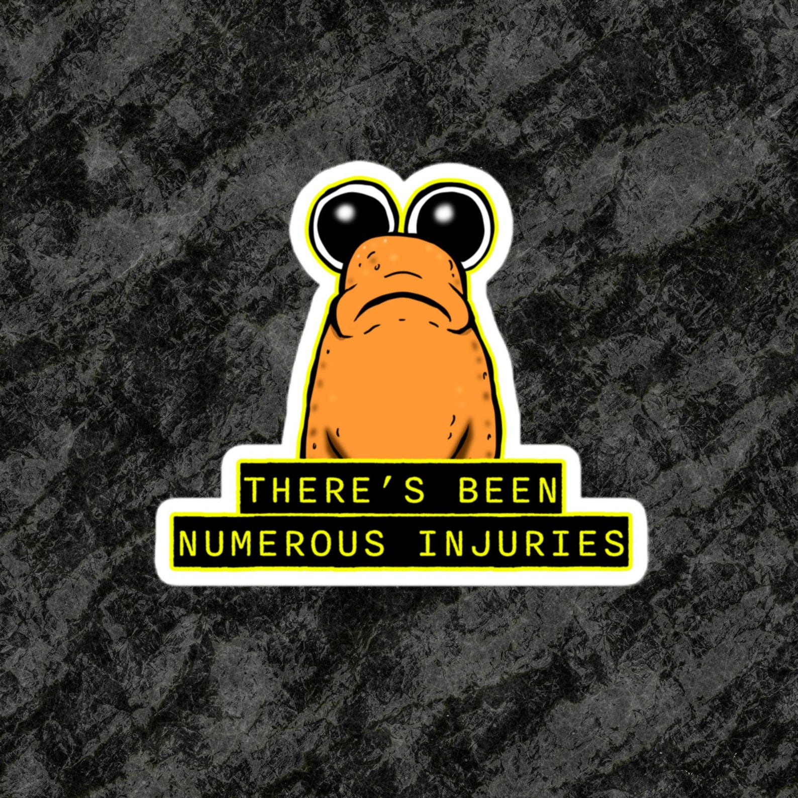 Marcus the Worm Injuries Bubble-free Sticker - Etsy