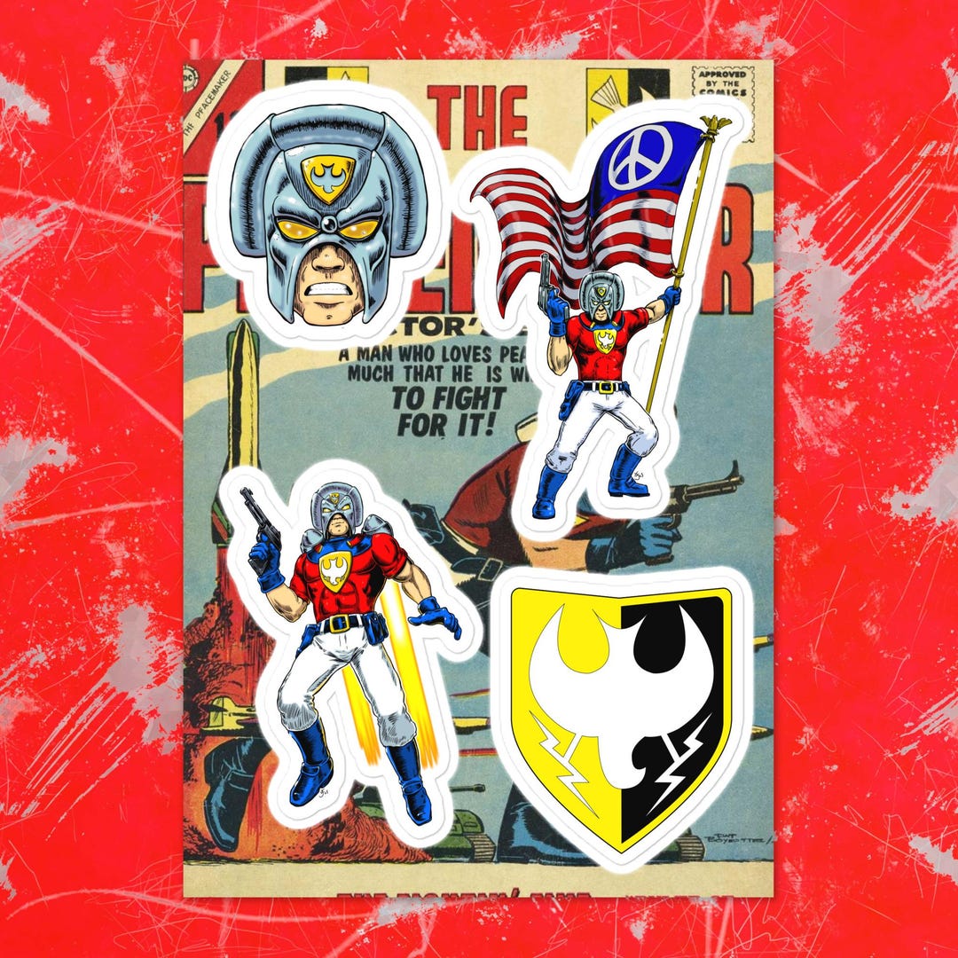 Peacemaker Sticker Sheet - Etsy