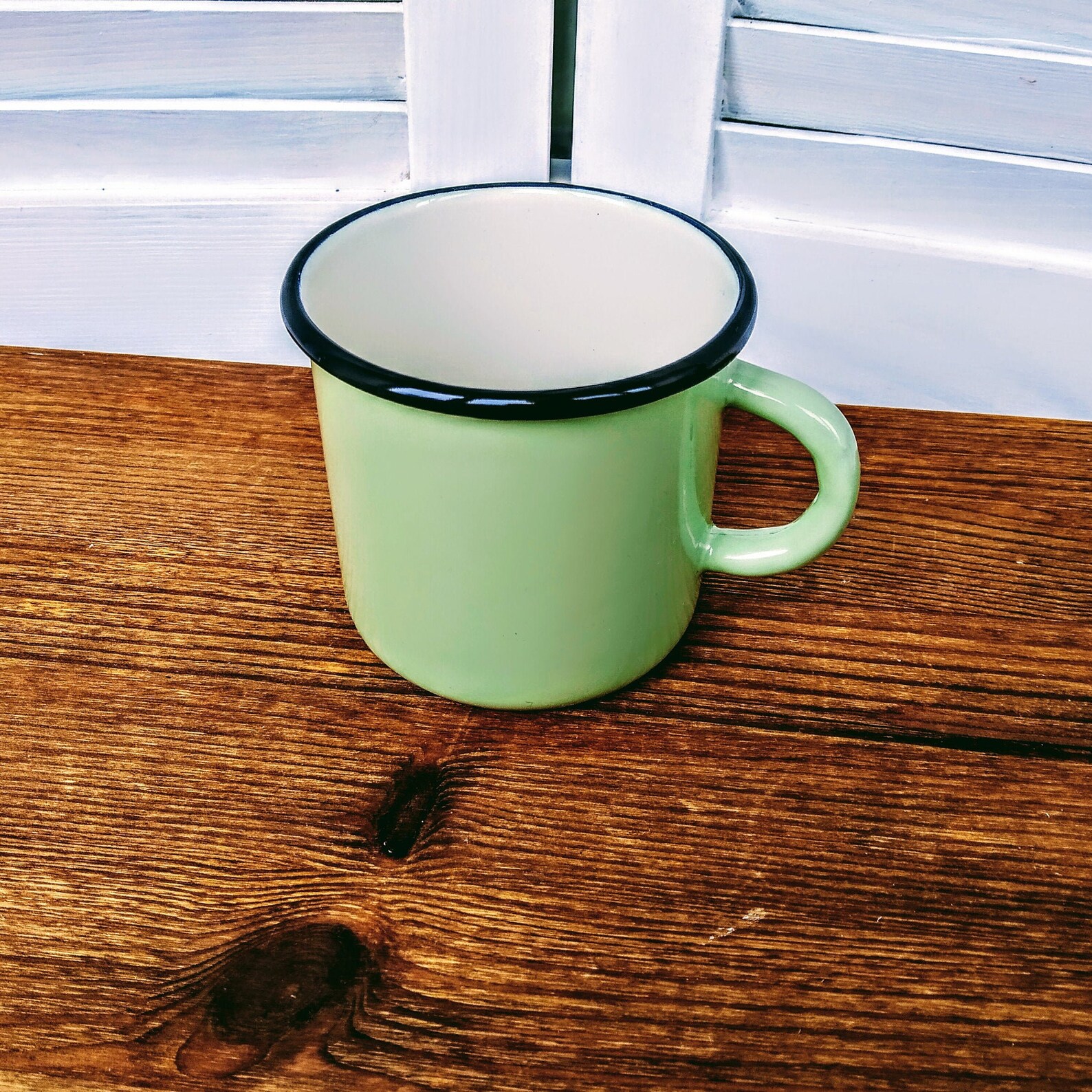 Enamel camping mug olive green enamelware 400 ml 13 Oz Etsy
