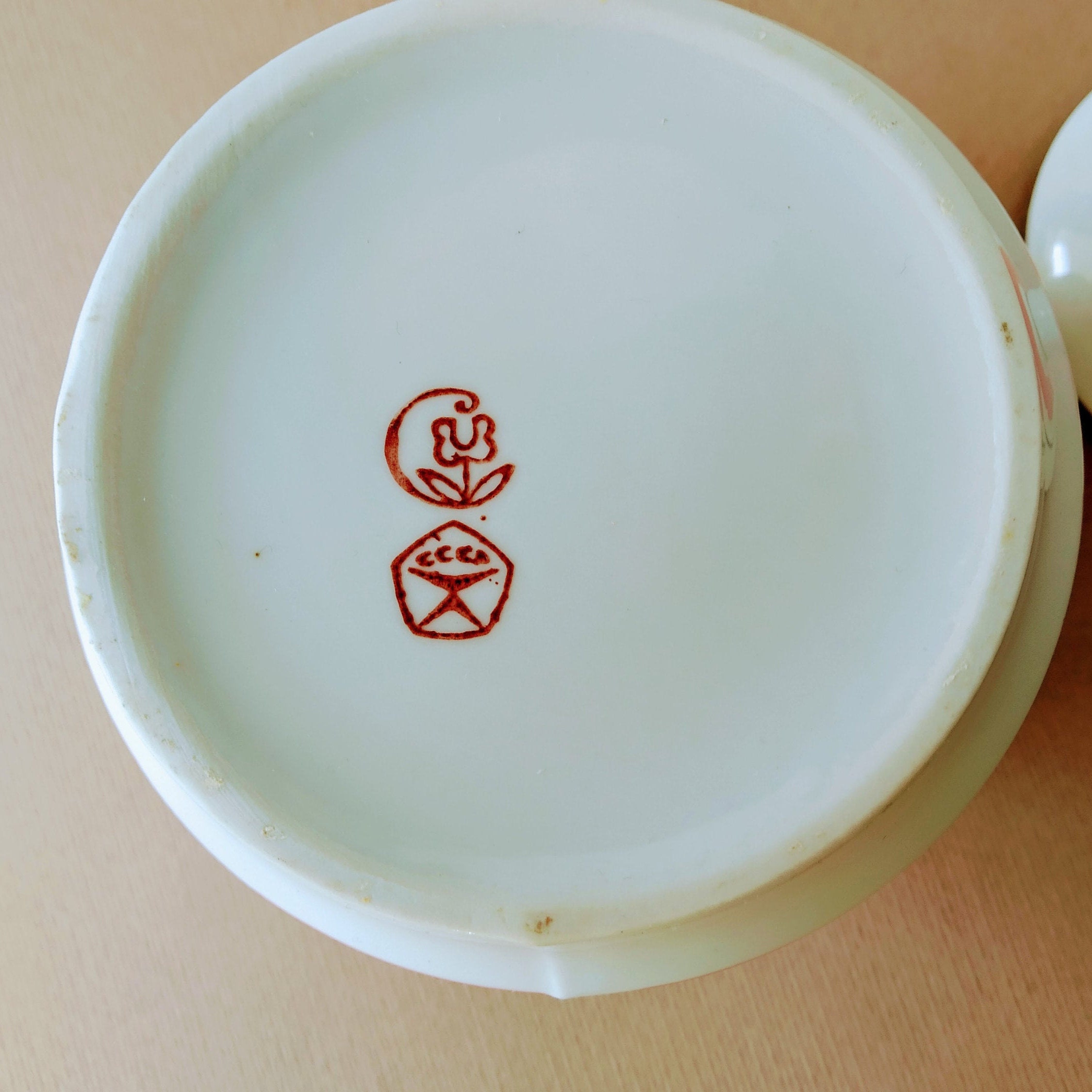 Vintage Ceramic Sugar Bowl Porcelain Sugar Bowl With Lid Made Etsy