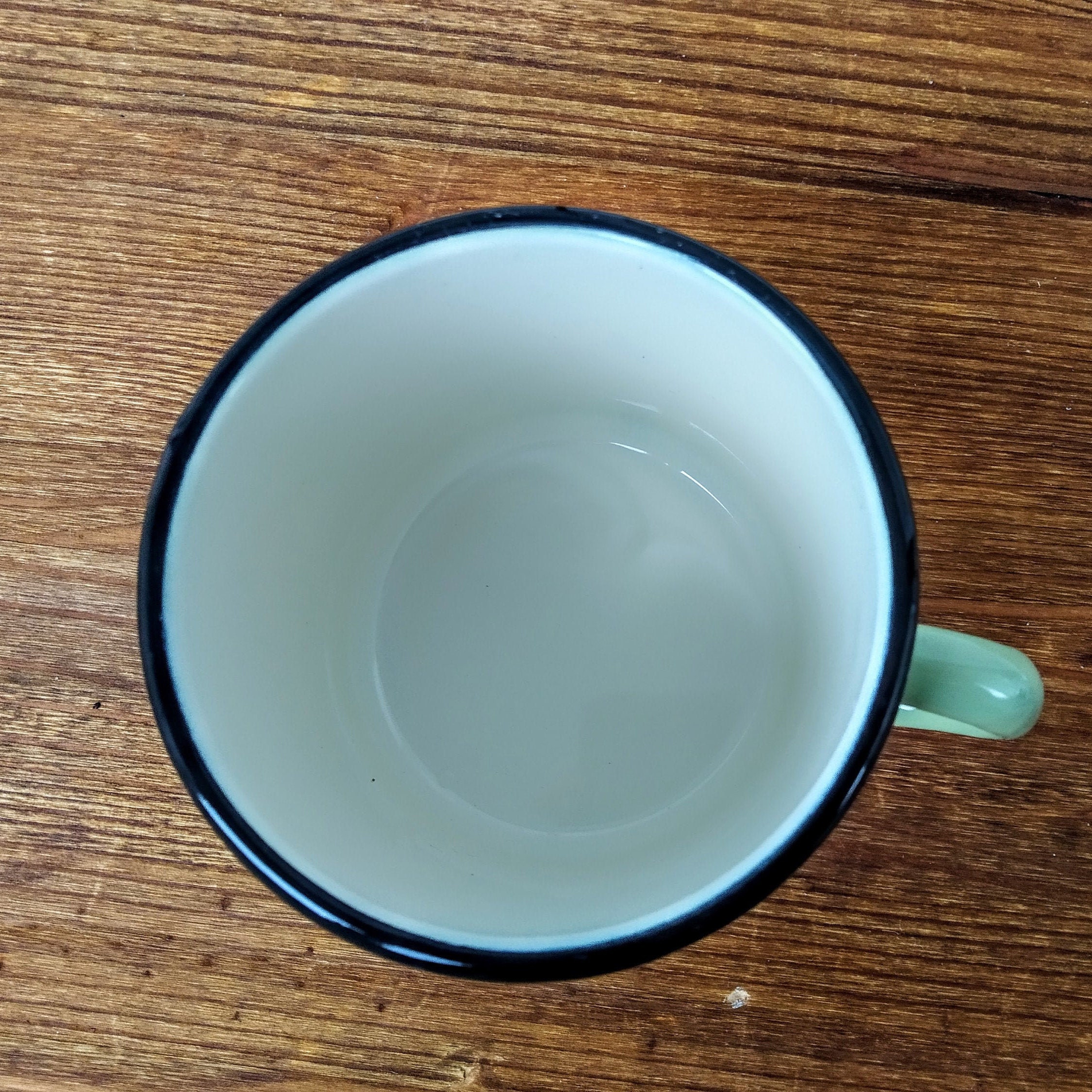 Enamel camping mug olive green enamelware 400 ml 13 Oz Etsy