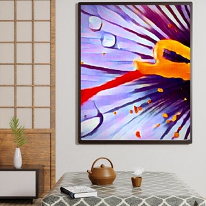 Crocus Printable Wall Art | Spring Flower Art, Digital Printable Floral,Vibrant Decor