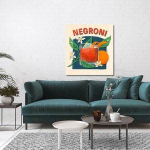 Negroni|Vintage Poster|Italy| Travel