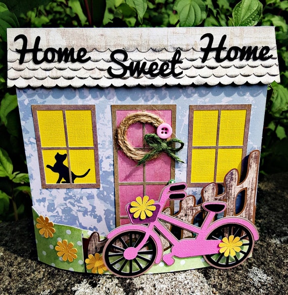 Home Sweet Home Bendi Card Svg Etsy