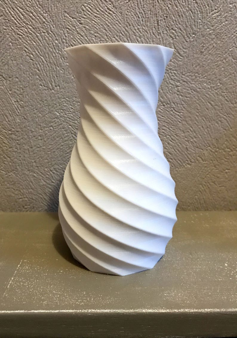 3D Printed Spiral Vase Etsy