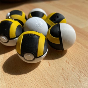 Porte-clés Hyperball Pokeball imprimé en 3D image 7