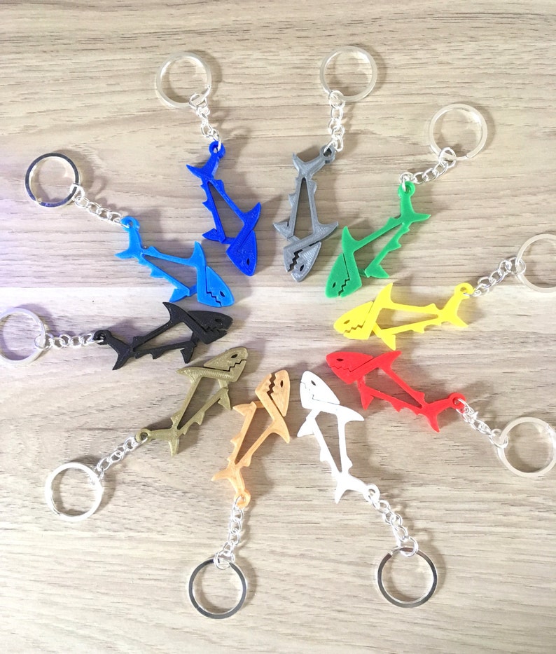 Shark keychain image 1