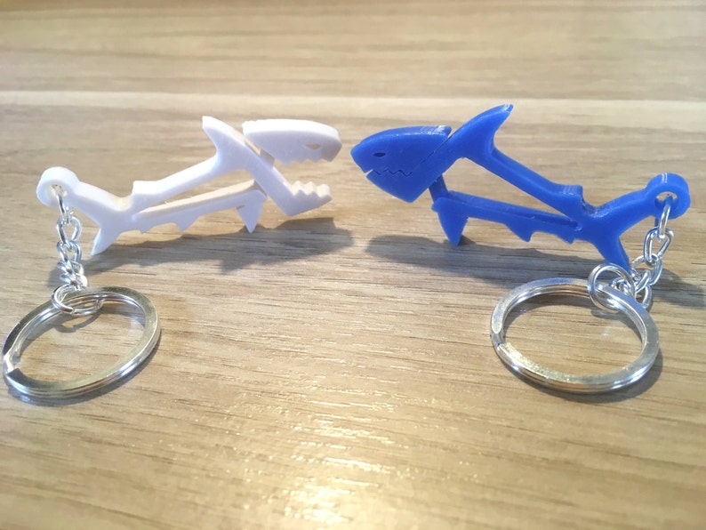 Shark Keychain Etsy