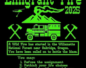 Emigrant Fire Wildland Fire T-Shirt, Unisex