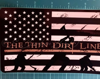 AUTOCOLLANT ! Sticker Ligne de saleté fine