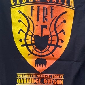 Cedar Creek Fire Wildland Fire T-Shirt, Unisex