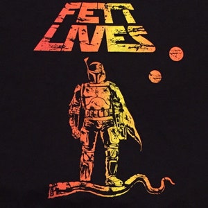 Star Wars Fett Lives T-Shirt, Unisex