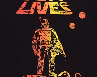Star Wars Fett Lives T-Shirt, Unisex