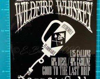 STICKER! Old Smokey’s Wildfire Whiskey sticker