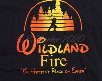 Hoodie: Wildland Fire, The Hottest Place on Earth , Unisex