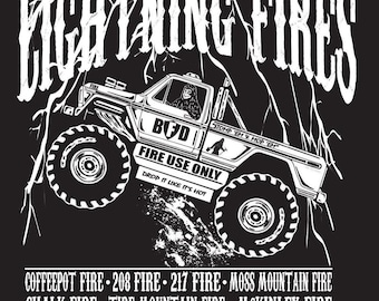 Sweat à capuche Oakridge Lightning Fires