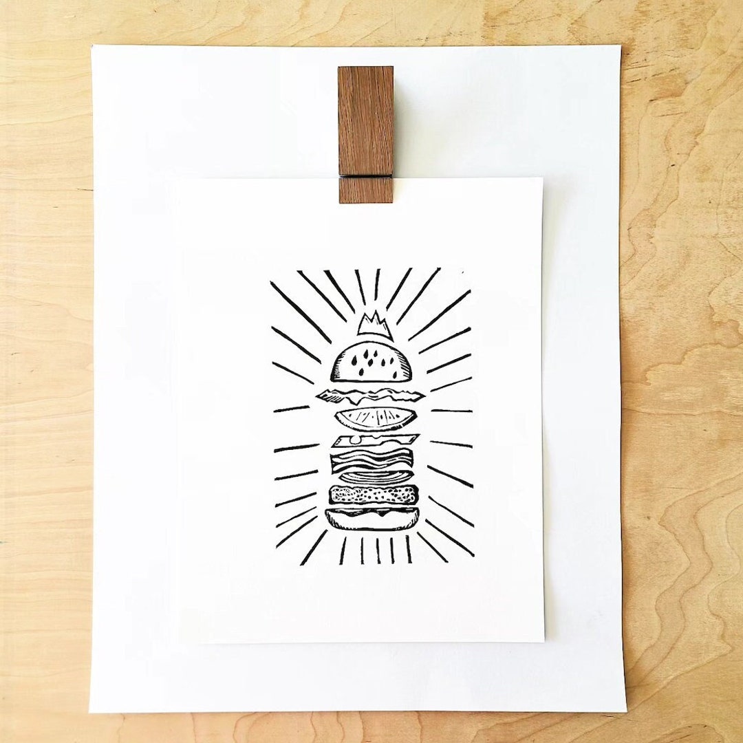 The King Handmade Block Print - Etsy