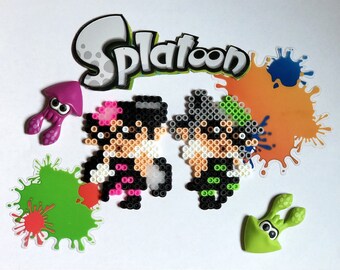 splatoon 2 perler etsy etsy