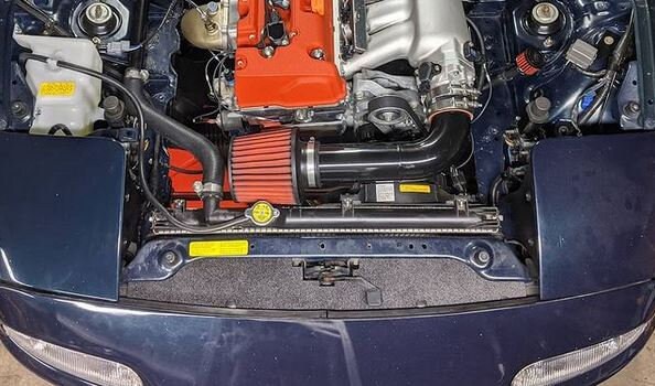 90 Miata Radiator Mazda Miata 90-97 Radiator Cooling Panel; OEM Style, ABS Forever Panel ...