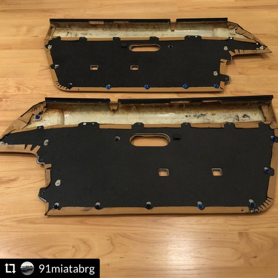 Mazda Miata NA ABS Plastic Door Panels, Customizable 1990-1997