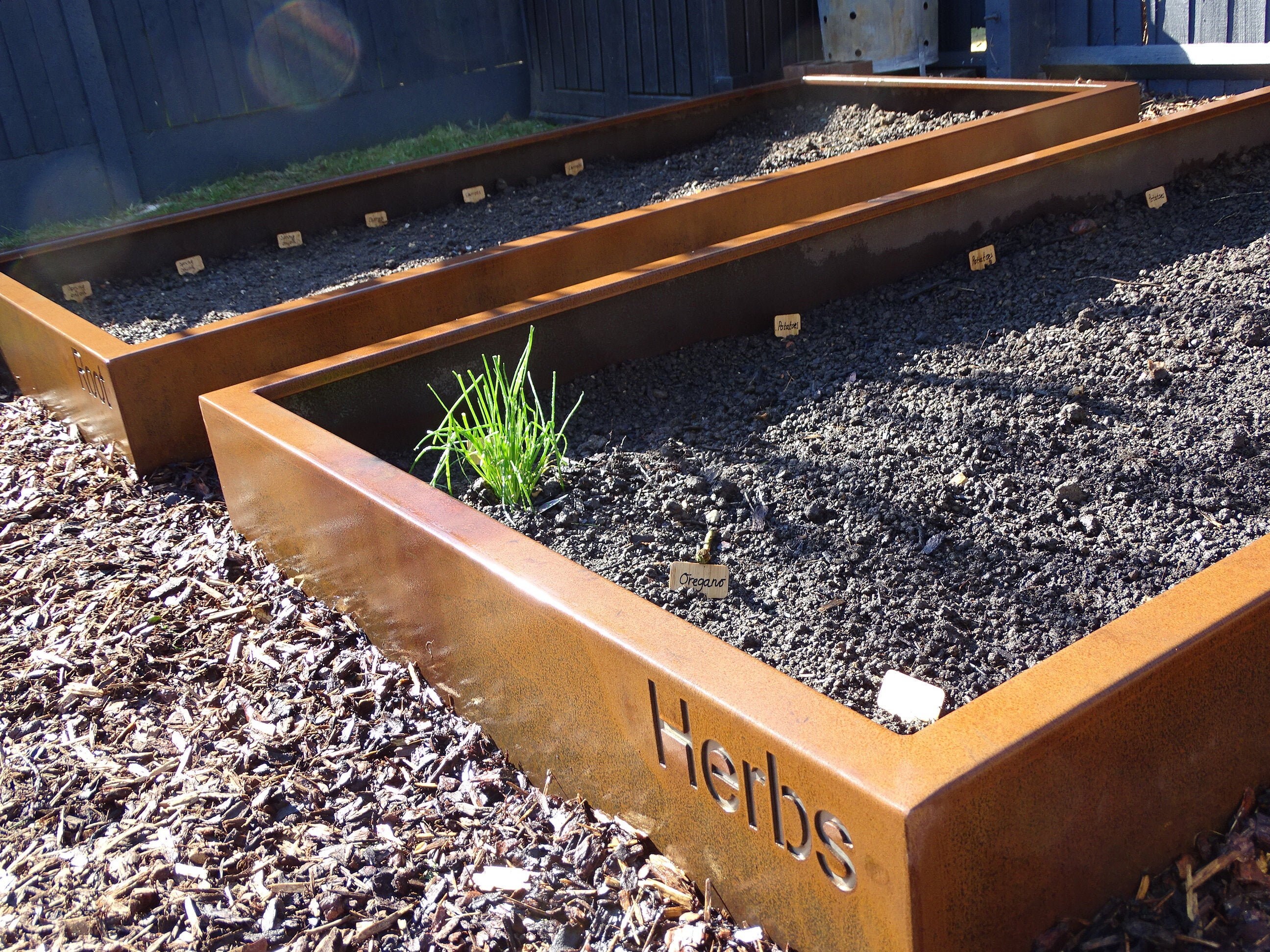 Braybrooke Corten Steel Raised Bed Fruit & Veg Planter Etsy UK