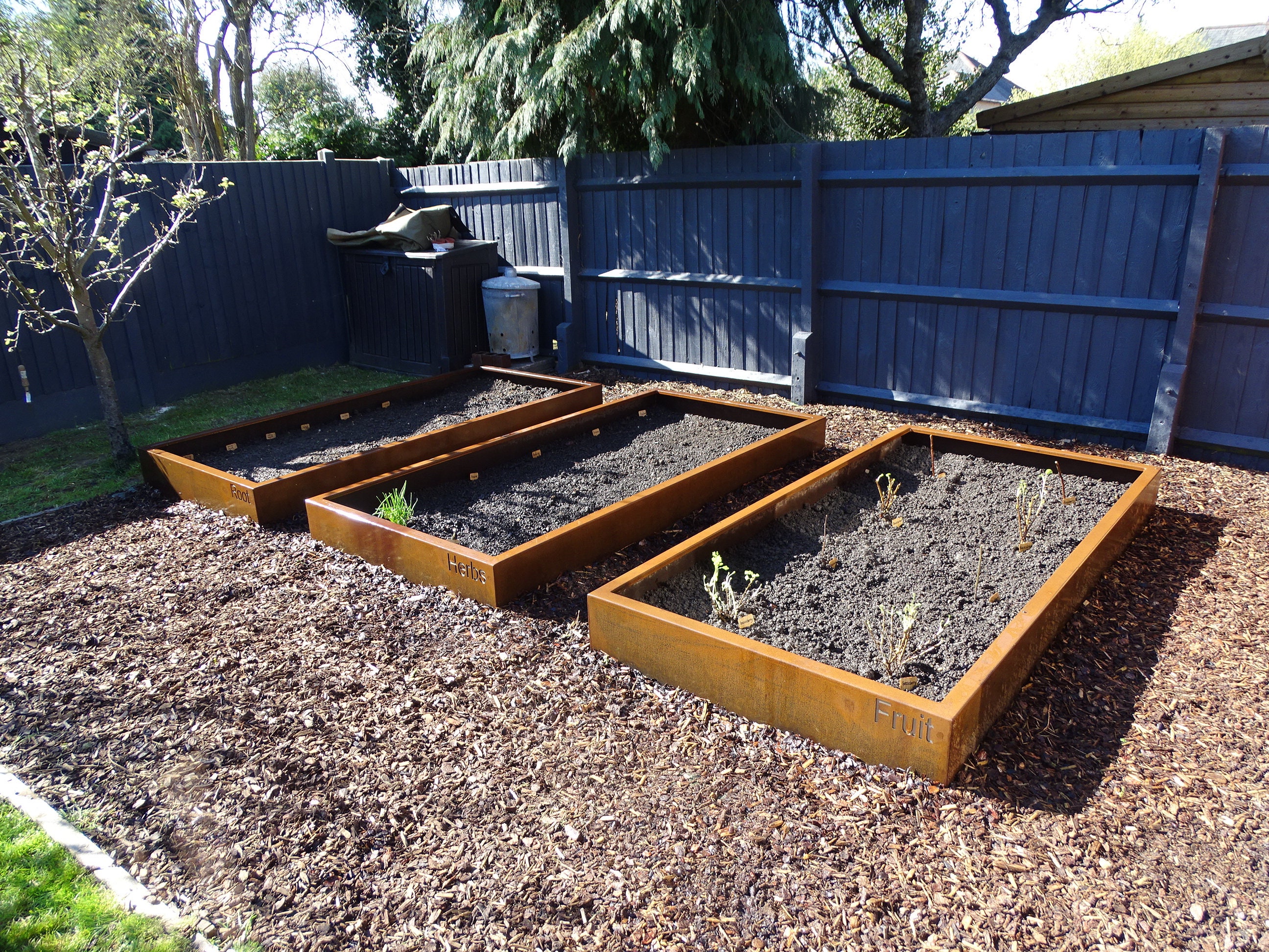 Braybrooke Corten Steel Raised Bed Fruit & Veg Planter Etsy UK