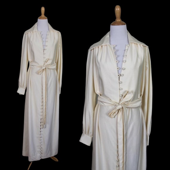Vintage 1970s Eva Gabor Estevez Dress - Size Large