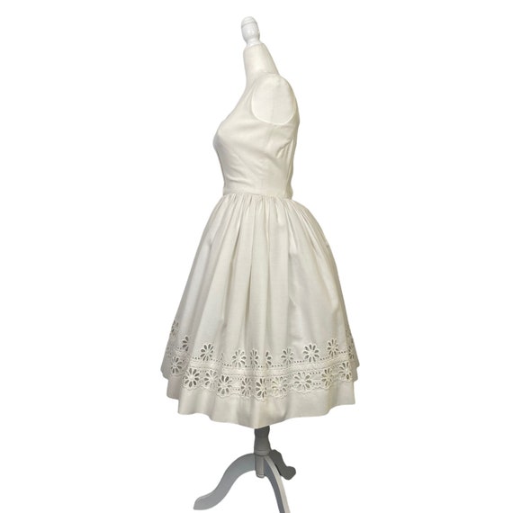 Vintage 1960s Anne Fogarty Pique Dress - Size Ext… - image 6