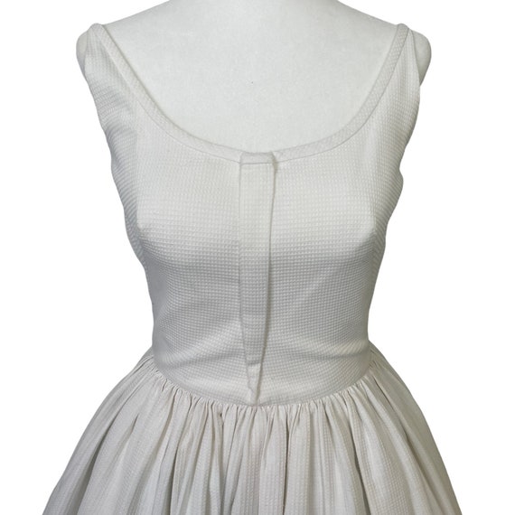 Vintage 1960s Anne Fogarty Pique Dress - Size Ext… - image 3