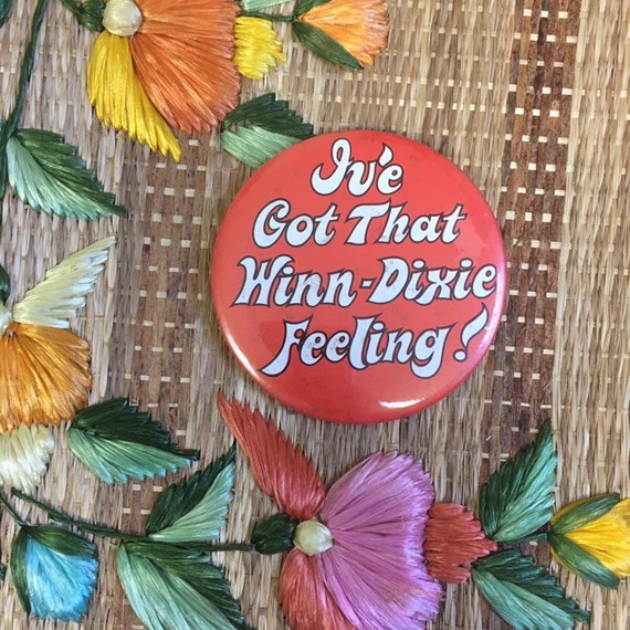 Vintage 70s Winn Dixie Button Large Button Etsy