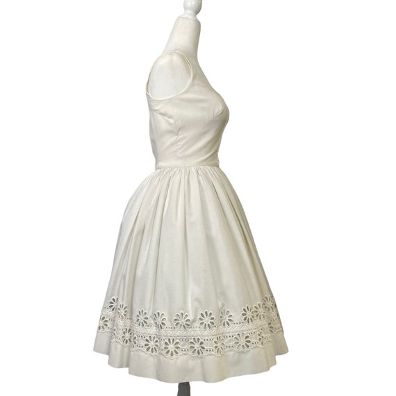 Vintage 1960s Anne Fogarty Pique Dress - Size Ext… - image 4