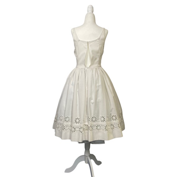 Vintage 1960s Anne Fogarty Pique Dress - Size Ext… - image 5