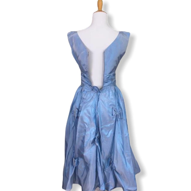 Size XXS Junior Sizing Vintage 50s 60s Juniors Bow Gown