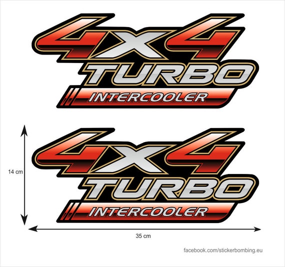 Stickers 4x4 turbo intercooler Etsy